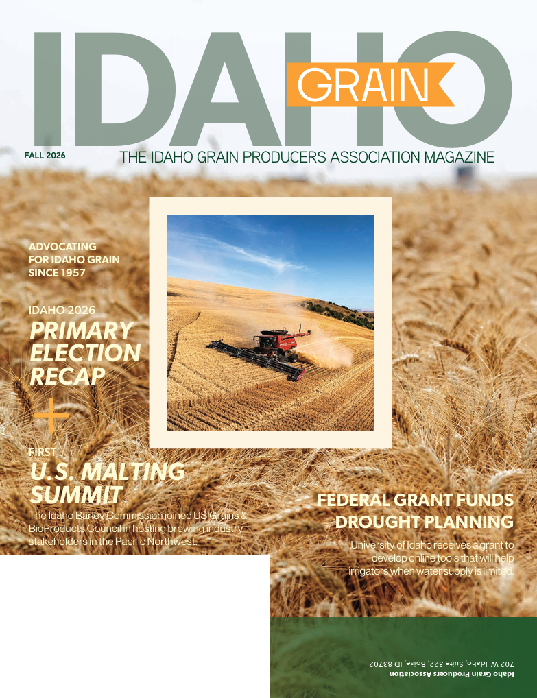 Idaho Grain Producers Mag Cover Fall 26